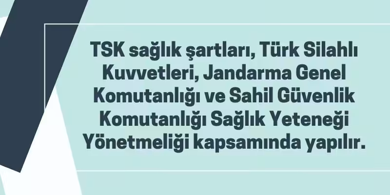 Erbaş - Uzman Çavuş - Astsubay - Subay Sağlık Şartları 4 astsubay saglik sartlari nelerdir