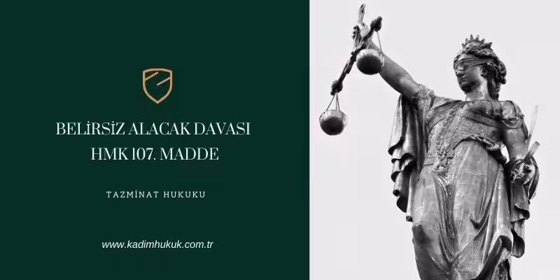 HMK 107. Madde - Belirsiz Alacak Davası 2 belirsiz alacak davasi nedir