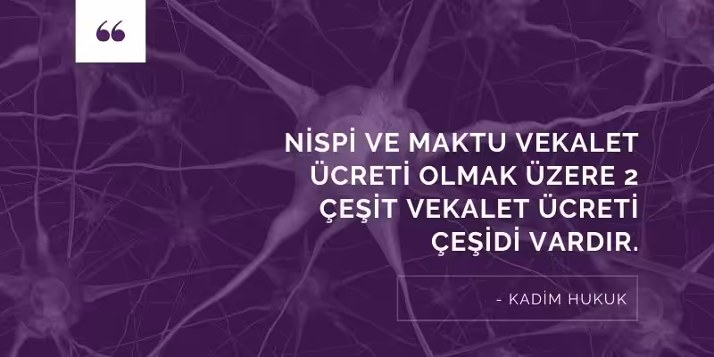 vekalet ucreti hesaplama 2022