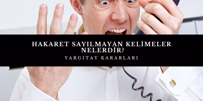 hakaret sayilmayan kelimeler