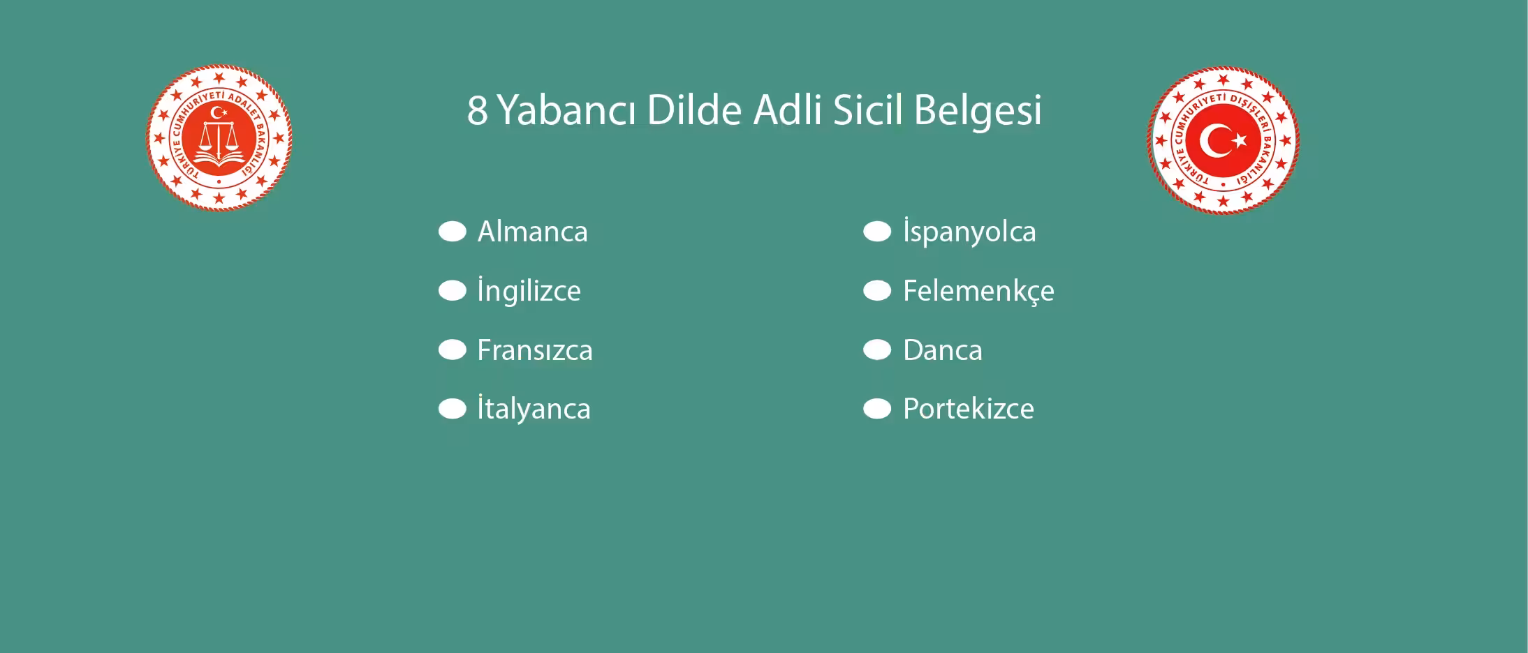 Adli Sicil Kaydı Nereden Alınır? 4 yabanci dilde adli sicil kaydi alma