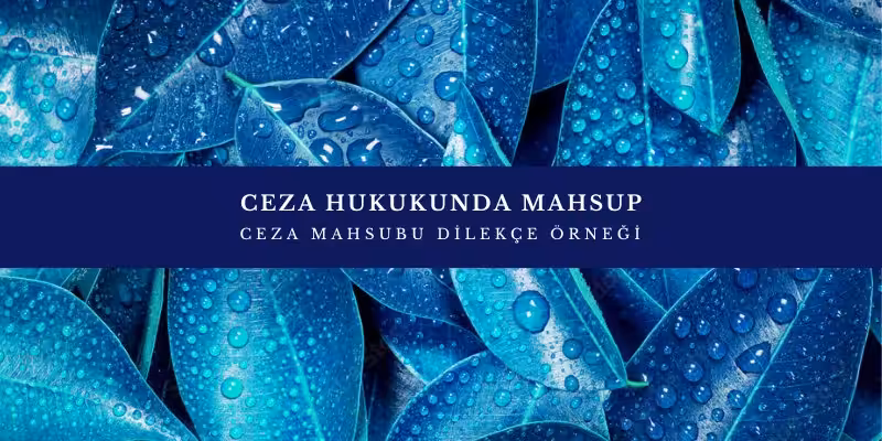 Ceza Hukukunda Mahsup - TCK 63. Madde 2 ceza hukukunda mahsup