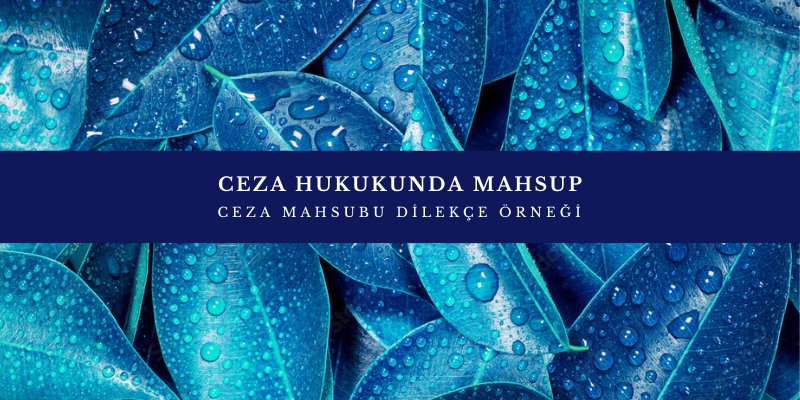 ceza hukukunda mahsup