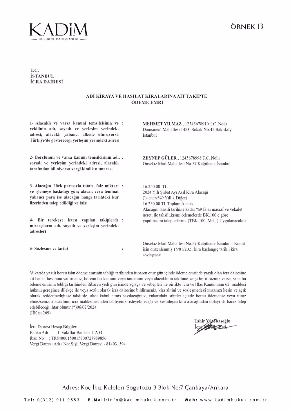 iki hakli ihtar tahliye sureci