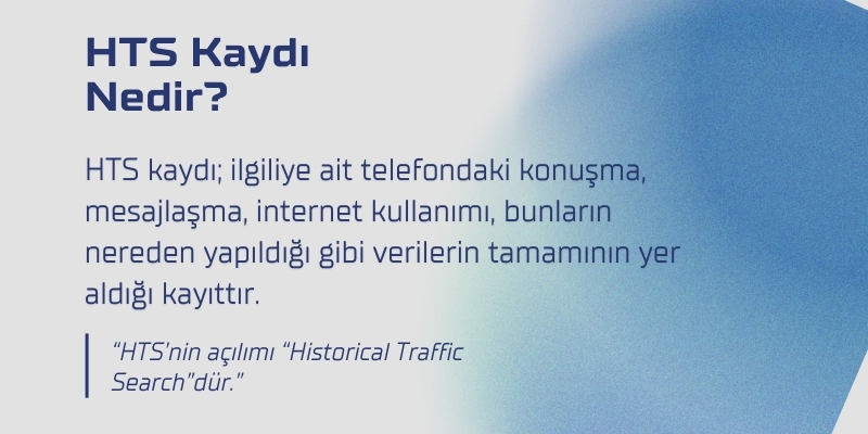 HTS Kaydı (Raporu) 2 hts kaydi nedir
