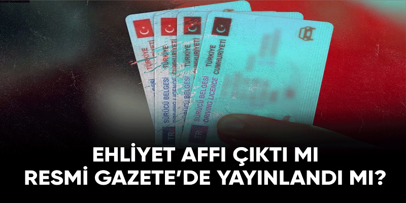 ehliyet affi