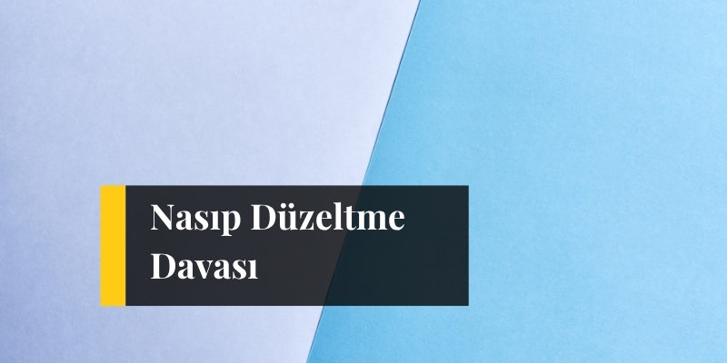 nasip duzeltme davasi