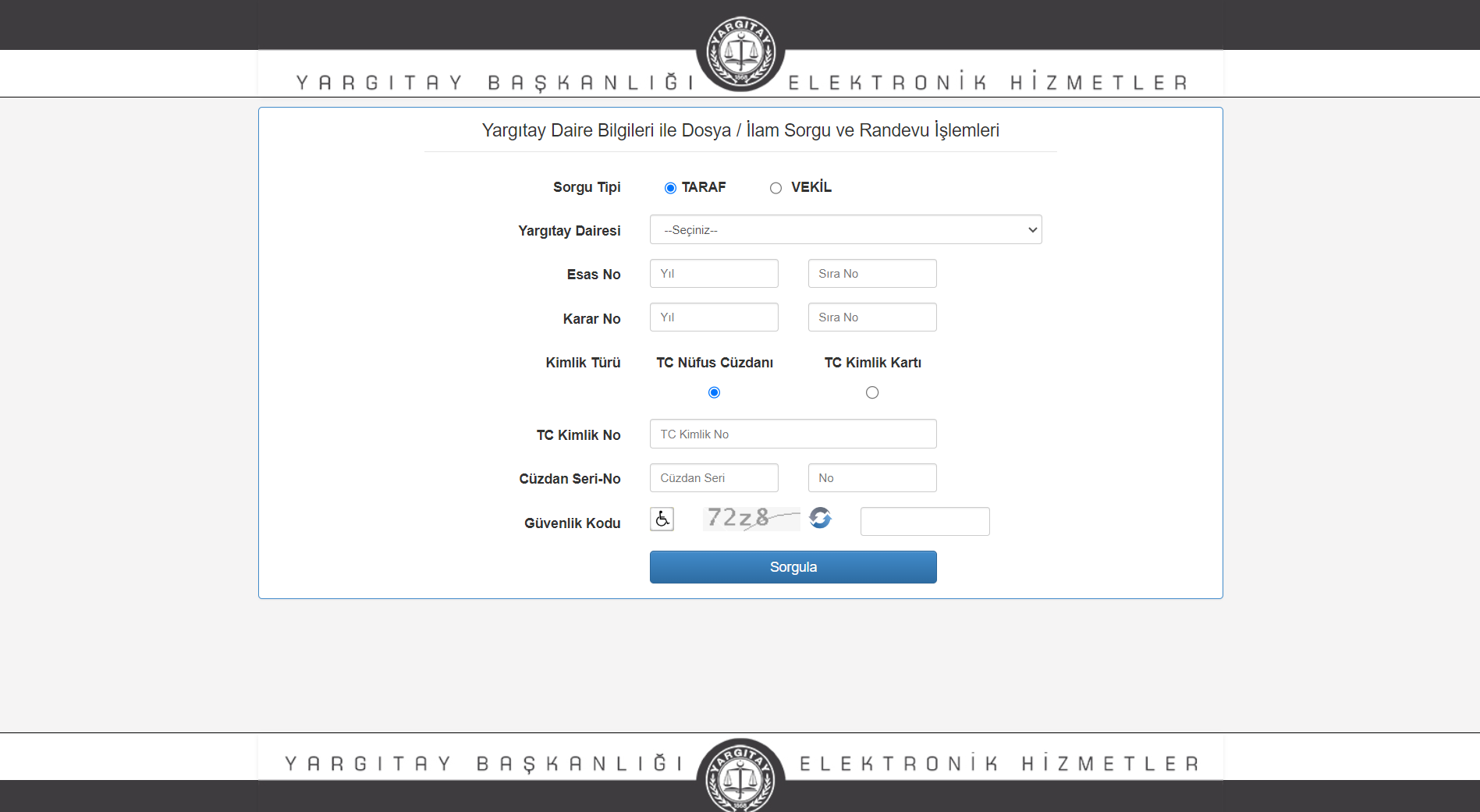 Yargıtay Dosya Sorgulama 4 yargitay bilgileri ile dosya sorgulama