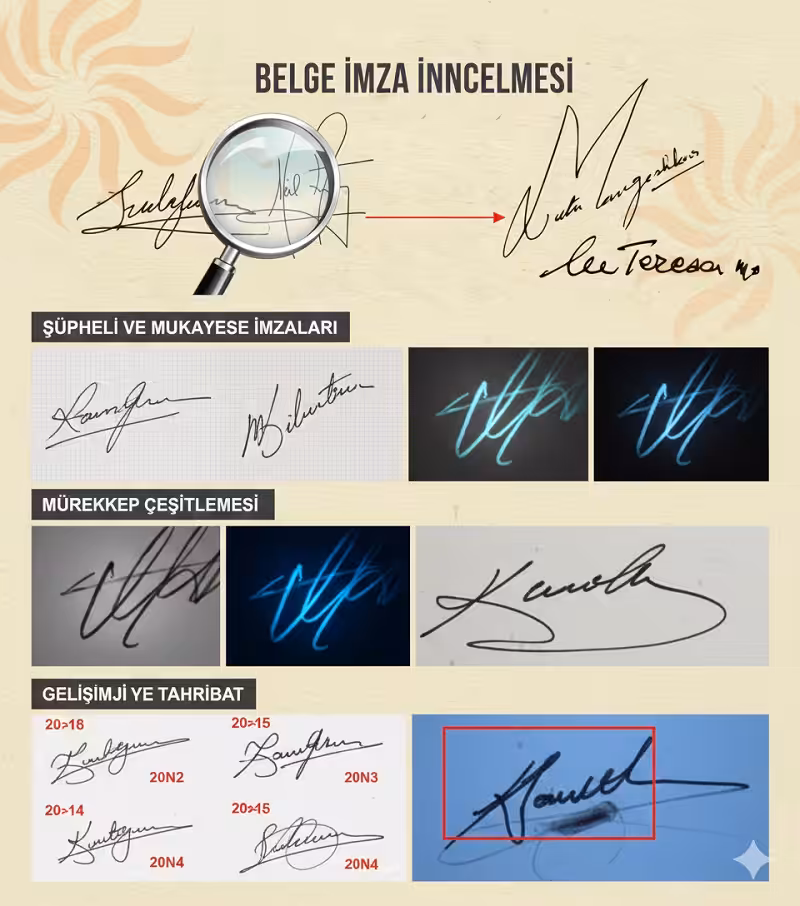 imza incelemesi nasil yapilir