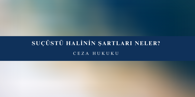 Suçüstü Hali 2 sucustu hali sartlari
